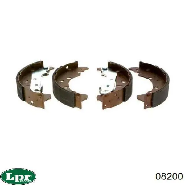 Задние барабанные колодки 08200 LPR