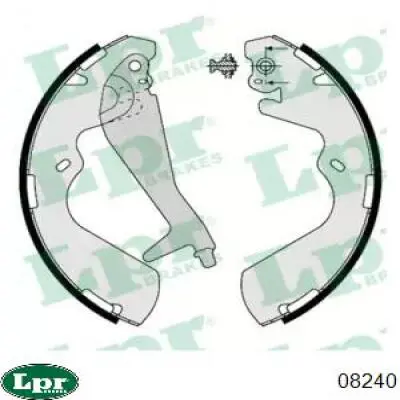 Тормоза рабочие задние ножные и тормозные барабаны LPR 08240 цена, от 29.32 USD