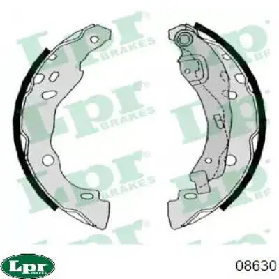 Задние барабанные колодки 08630 LPR