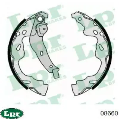 Задние барабанные колодки 08660 LPR