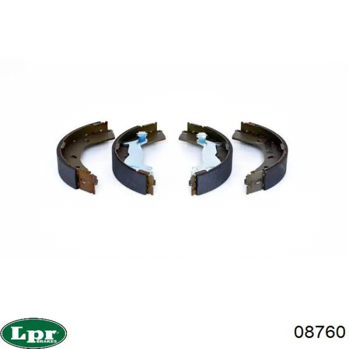 Задние барабанные колодки 08760 LPR