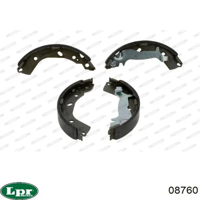 Барабанные колодки LPR 08760