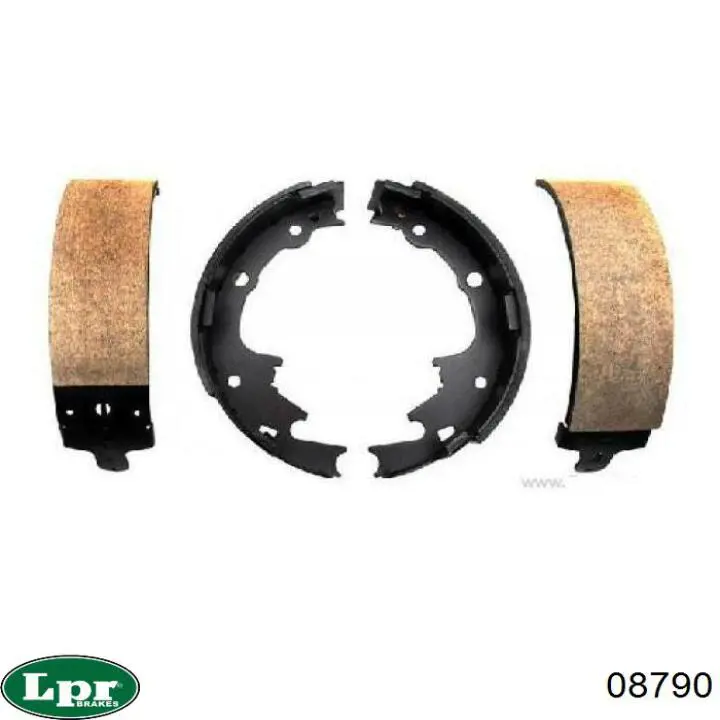 Барабанные колодки LPR 08790