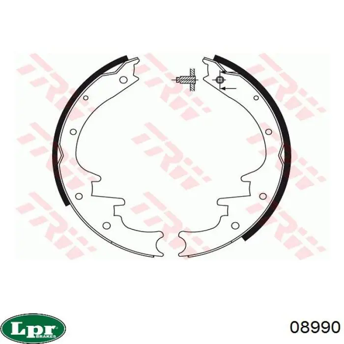 Тормоза рабочие задние ножные и тормозные барабаны LPR 08990 цена, от 41.02 USD