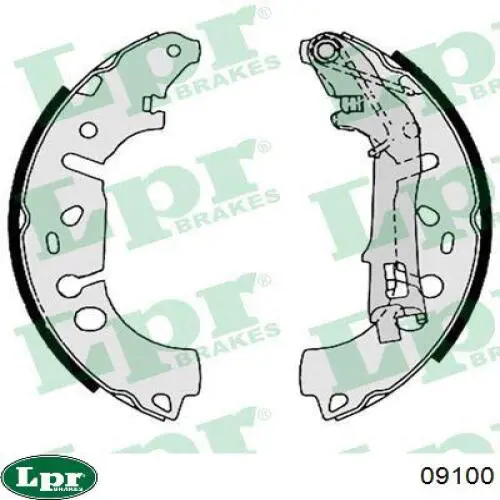 Барабанные колодки LPR 09100