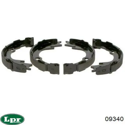 09340 LPR Тормозные колодки ручника