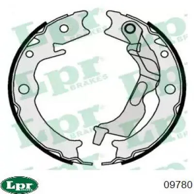 Колодки ручника/стоянкового гальма 09780 LPR
