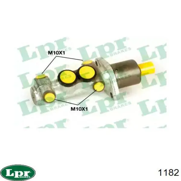 Цилиндр главный тормоза (гидротормозов) LPR 1182 цена, от 31.01 USD
