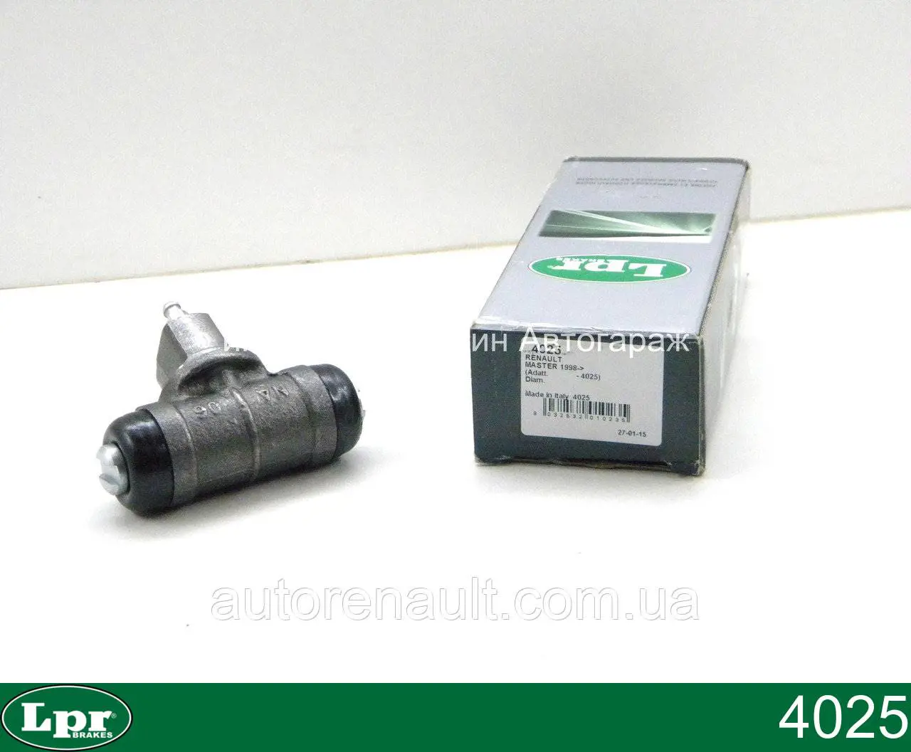 Цилиндр тормозной колесный 4025 LPR