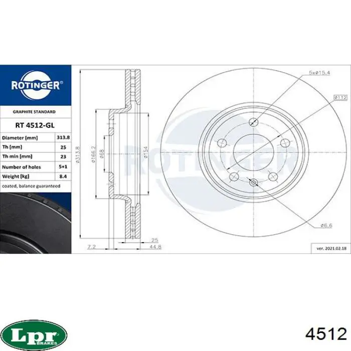 R22042B1 FTE Цилиндр тормозной колесный, задний