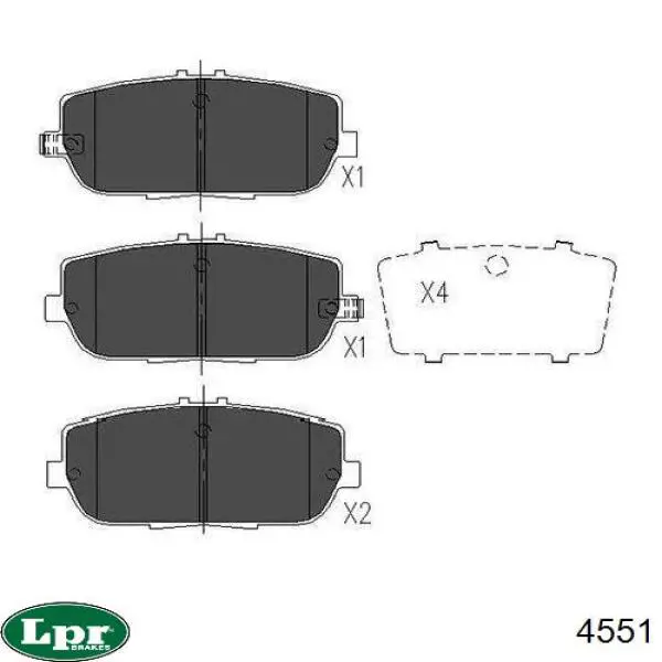 Купить 4551 LPR Цилиндр тормозной колесный