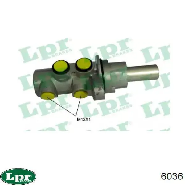 Цилиндр главный тормоза (гидротормозов) LPR 6036 цена, от 76.71 USD