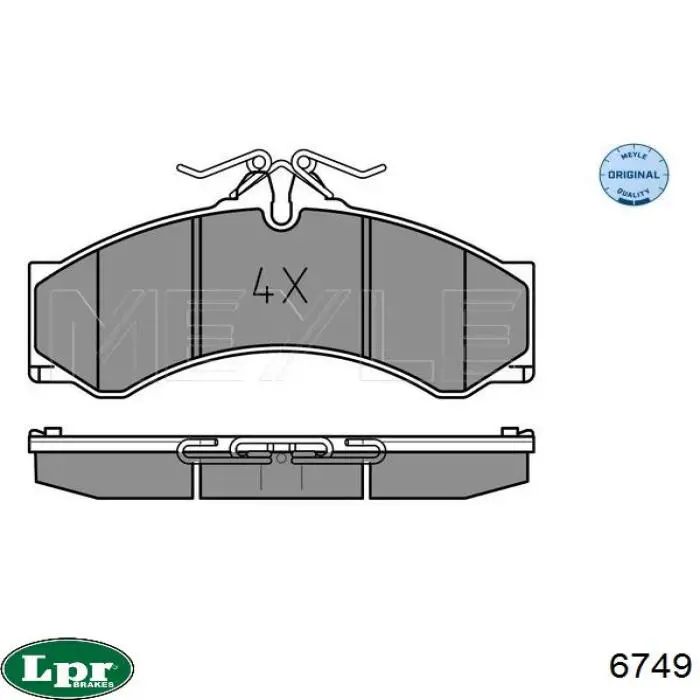 Цилиндр главный тормоза (гидротормозов) LPR 6749 цена, от 24.96 USD
