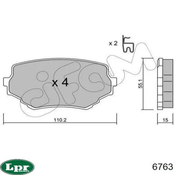 Цилиндр главный тормоза (гидротормозов) LPR 6763 цена, от 39.11 USD