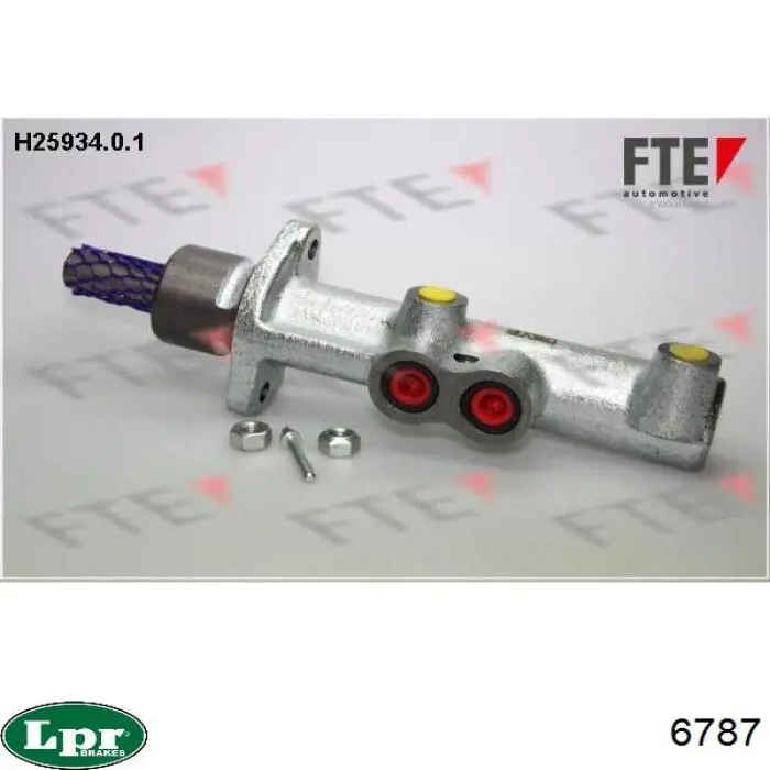 Цилиндр главный тормоза (гидротормозов) LPR 6787 цена, от 46.16 USD