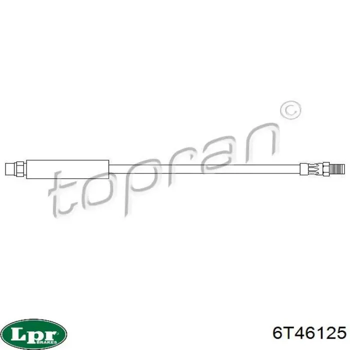 Тормозной шланг задний LPR 6T46125 цена, от 4.54 USD