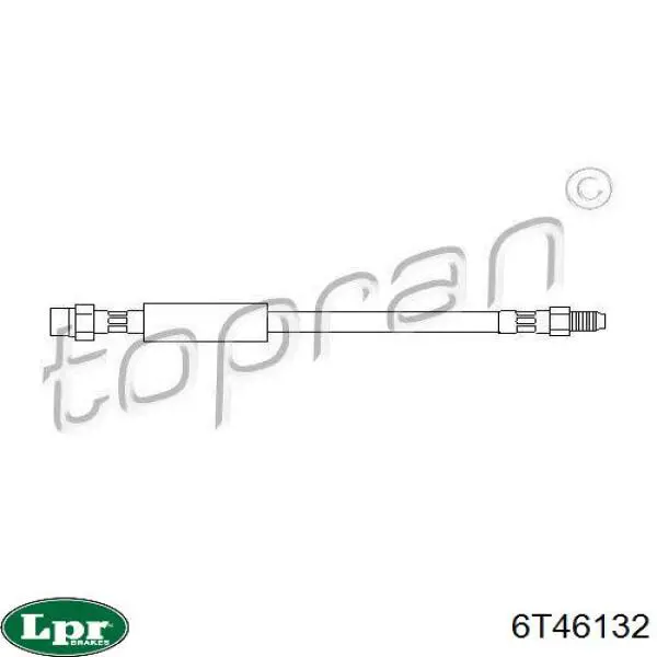 Шланг тормозной задний LPR 6T46132