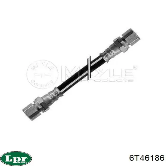 Шланг тормозной передний LPR 6T46186 цена, от 8.62 USD