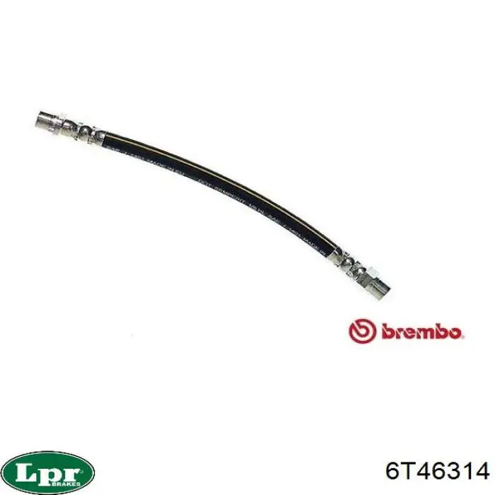 Задний тормозной шланг 6T46314 LPR