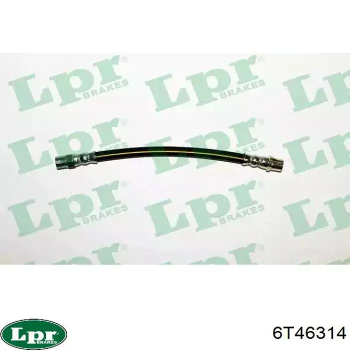 6T46314 LPR Гибкая тормозная трубка задняя