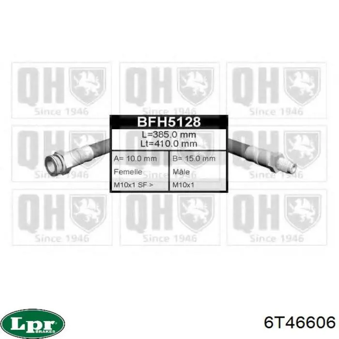 Купить 32954 Quick Brake Шланг тормозной передний