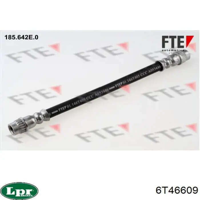 Тормозной шланг задний LPR 6T46609 цена, от 5.07 USD