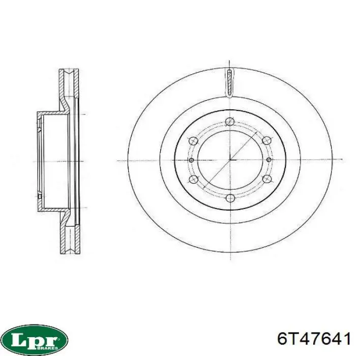 Тормозной шланг задний LPR 6T47641 цена, от 7.78 USD