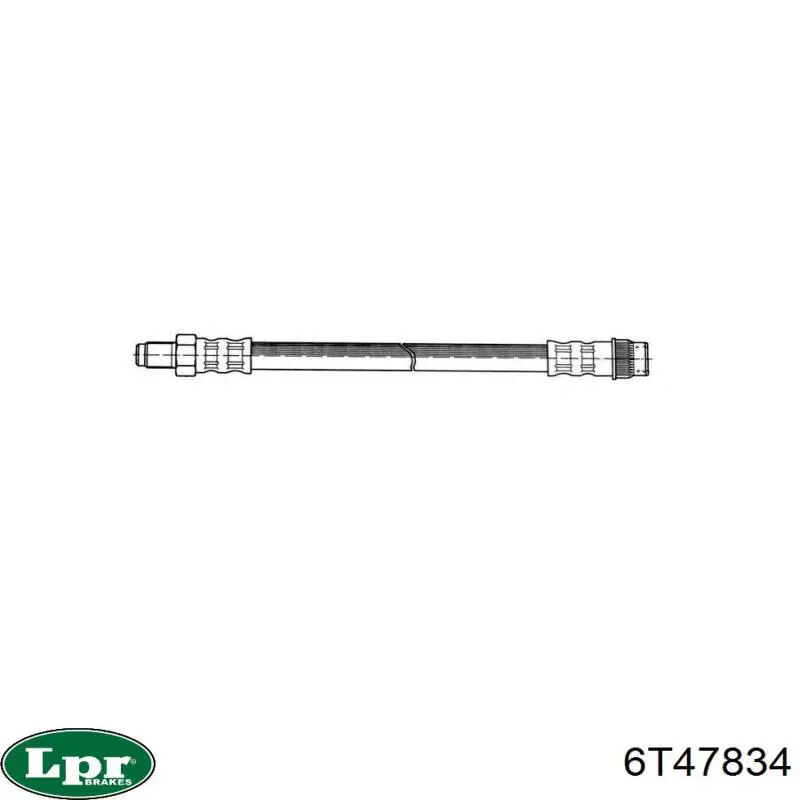 Купить 6T47834 LPR Шланг тормозной передний