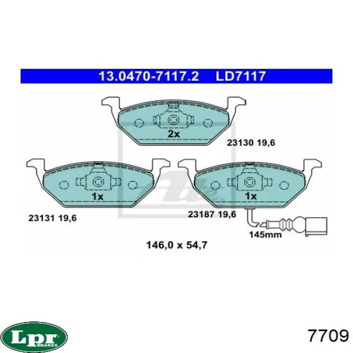 Купить 7709 LPR Главный цилиндр сцепления