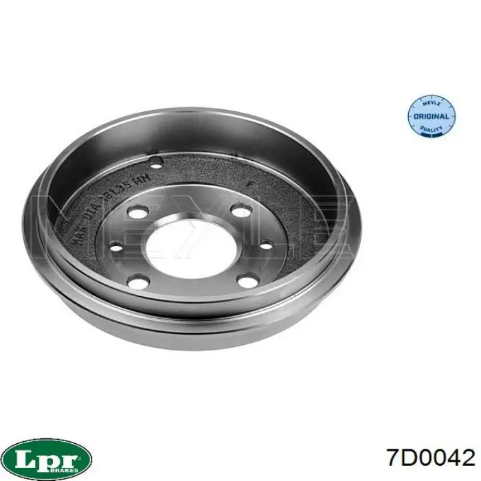 7D0042 LPR Тормозной барабан