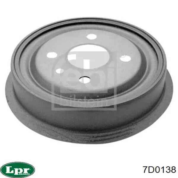 7D0138 LPR Тормозной барабан