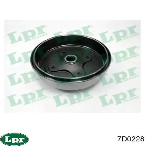 7D0228 LPR Тормозной барабан