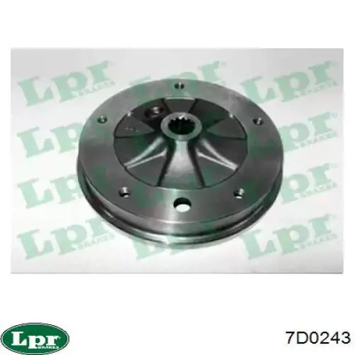 7D0243 LPR Тормозной барабан