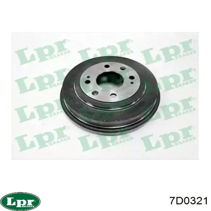 7D0321 LPR Тормозной барабан
