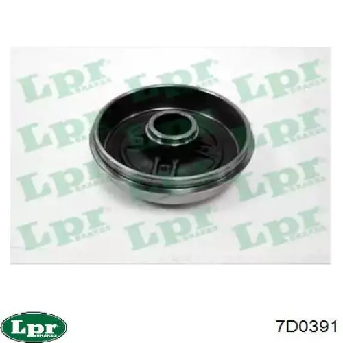 7D0391 LPR Тормозной барабан