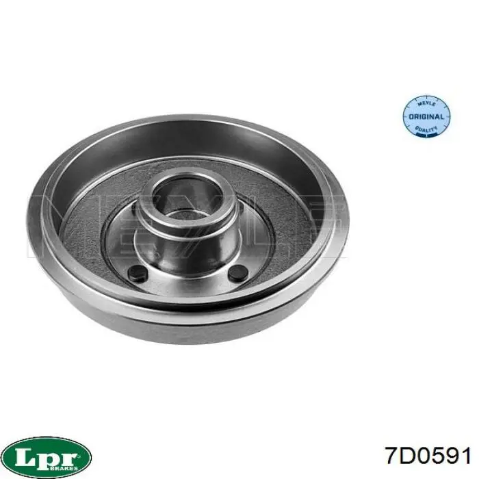 Барабан тормозной задний LPR 7D0591 цена, от 37.85 USD