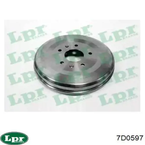 7D0597 LPR Тормозной барабан