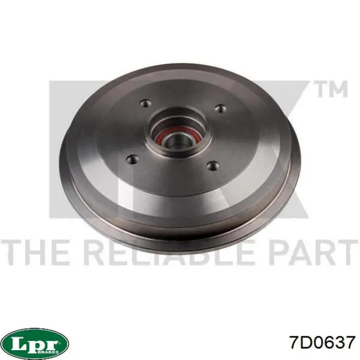 Купить 7D0637 LPR Тормозной барабан