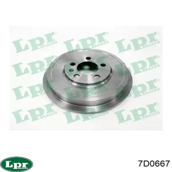 Тормозной барабан 7D0667 LPR