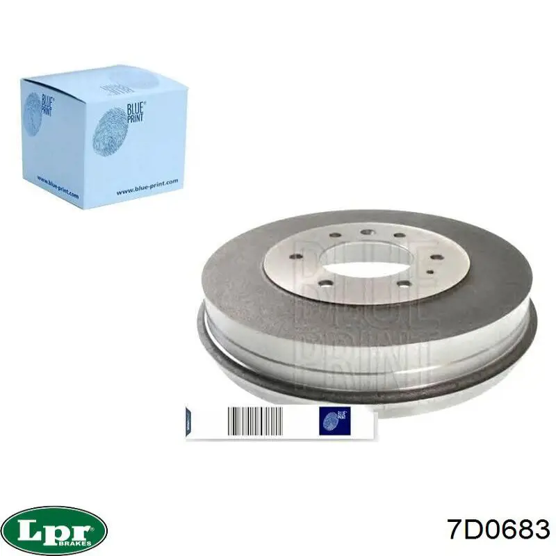 Тормозной барабан 7D0683 LPR