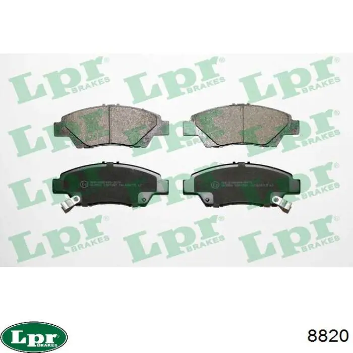 8820 LPR Барабанные тормозные колодки