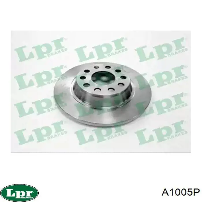 A1005P LPR диск тормозной задний