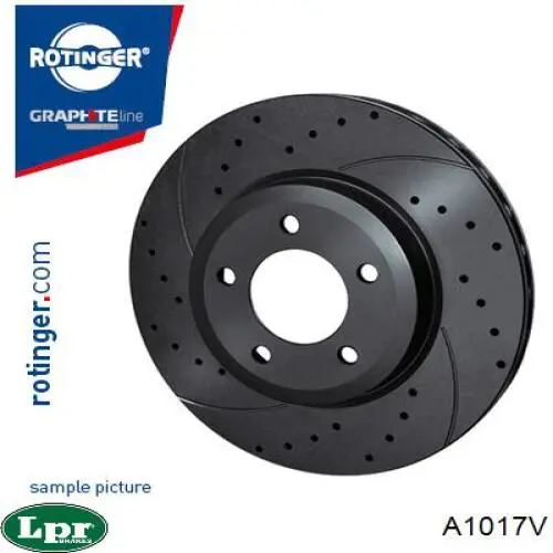 Передние тормозные диски A1017V LPR
