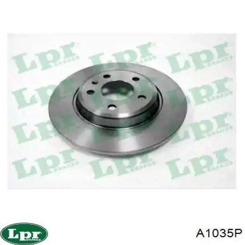 A1035P LPR диск тормозной задний