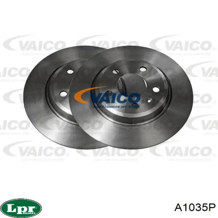 Купить A1035P LPR Диск тормозной задний