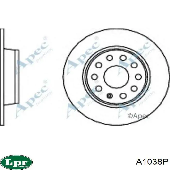 A1038P LPR Дисковый тормоз