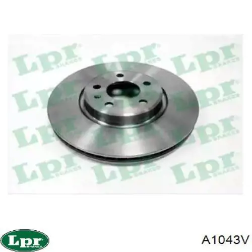 A1043V LPR диск тормозной передний