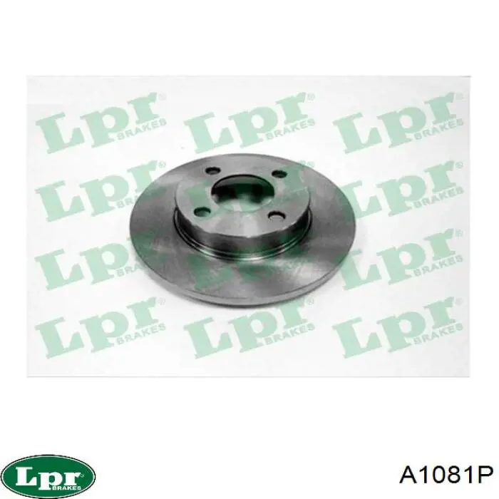 A1081P LPR диск тормозной передний