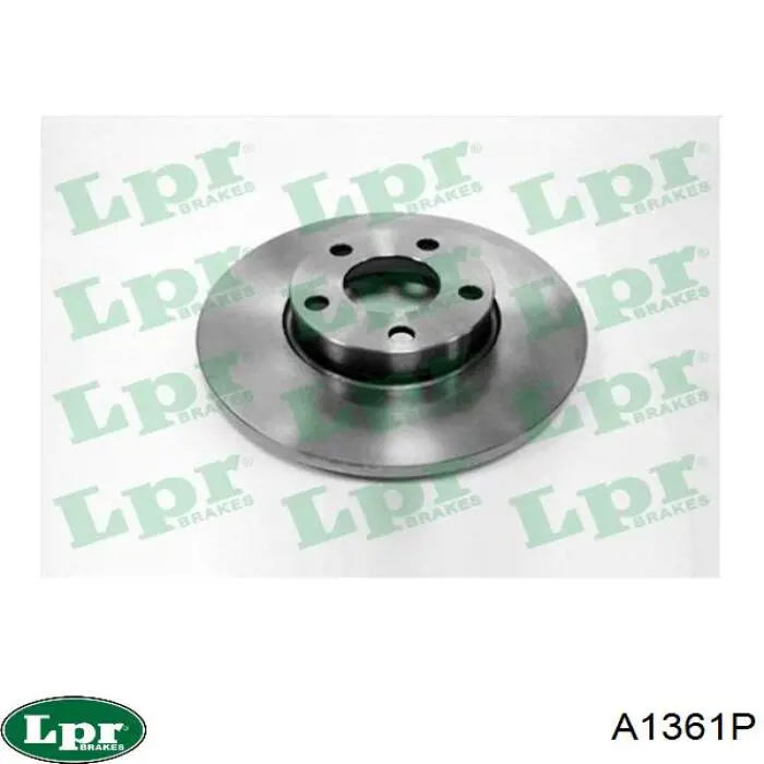 A1361P LPR диск тормозной передний