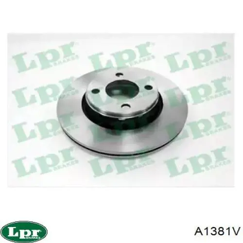 Тормоз дисковый передний LPR A1381V цена, от 43.23 USD